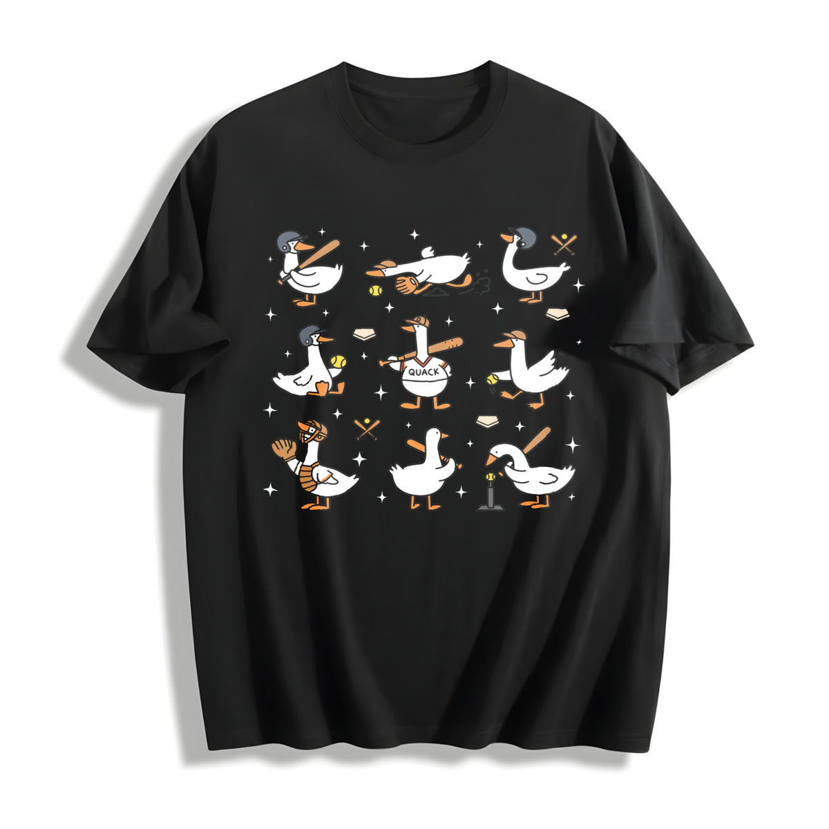 Silly Goose Softball Cotton T-Shirt product image 1