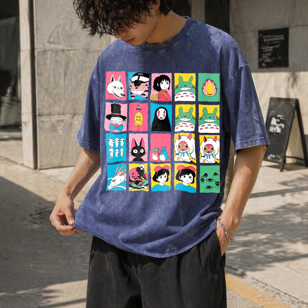 Studio Ghibli Hayao Miyazaki No Vintage Washed T-Shirt product image 8