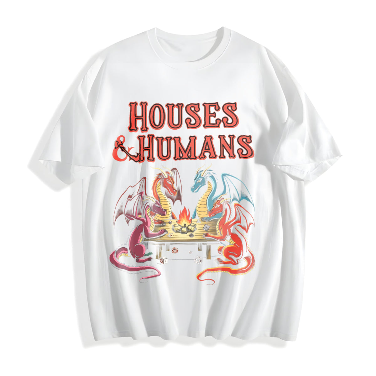 Houses And Humans Rpg Cotton T-Shirt product image 2