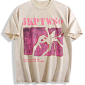 Pink Battle Illustration Vintage Washed T-Shirt product image 1