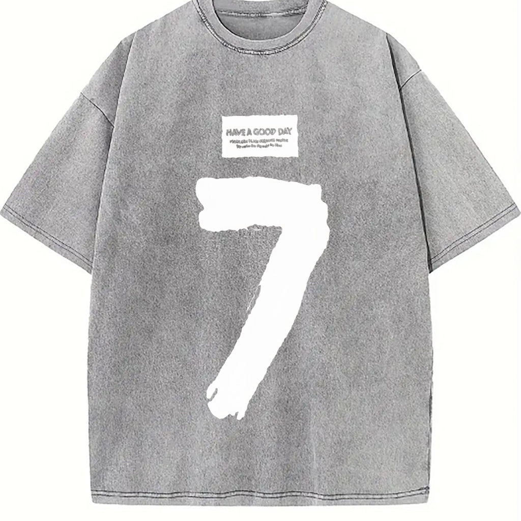 Have a Good Day Number 7 Vintage Washed T-Shirt product image 4