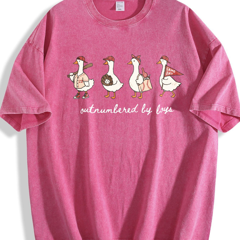 Outnumbered By Boys Vintage Washed T-Shirt product image 5
