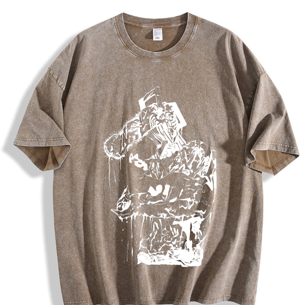 Chainsaw Man Denji Vintage Washed T-Shirt product image 3