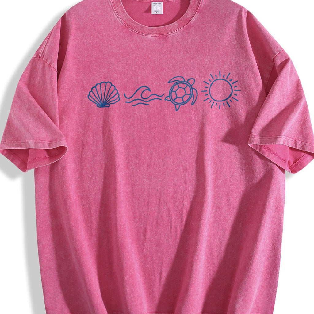 Ocean Icons Vintage Washed T-Shirt product image 7