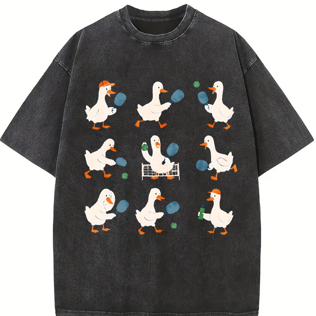 Funny Goose Pickleball Vintage Washed T-Shirt product image 2