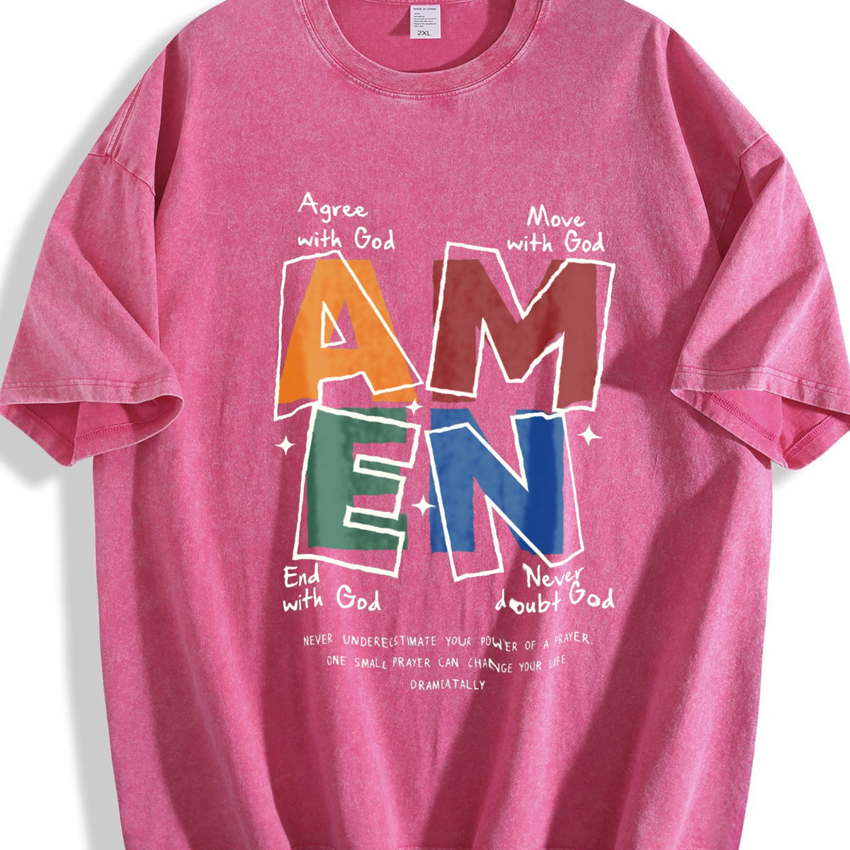 Amen Classic Letter Header Vintage Washed T-Shirt product image 5