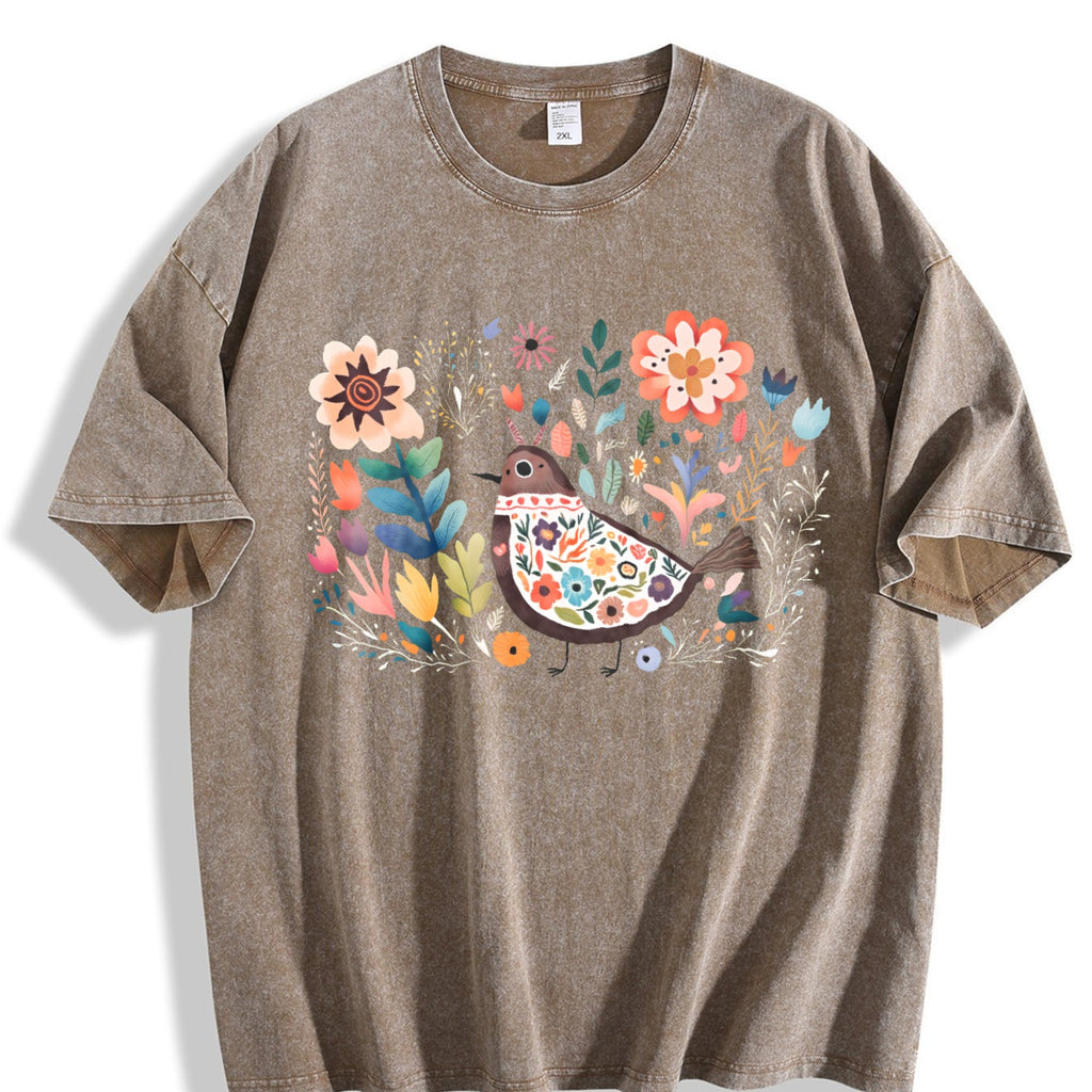 Mexican And Bohemian Vintage Washed T-Shirt product image 3