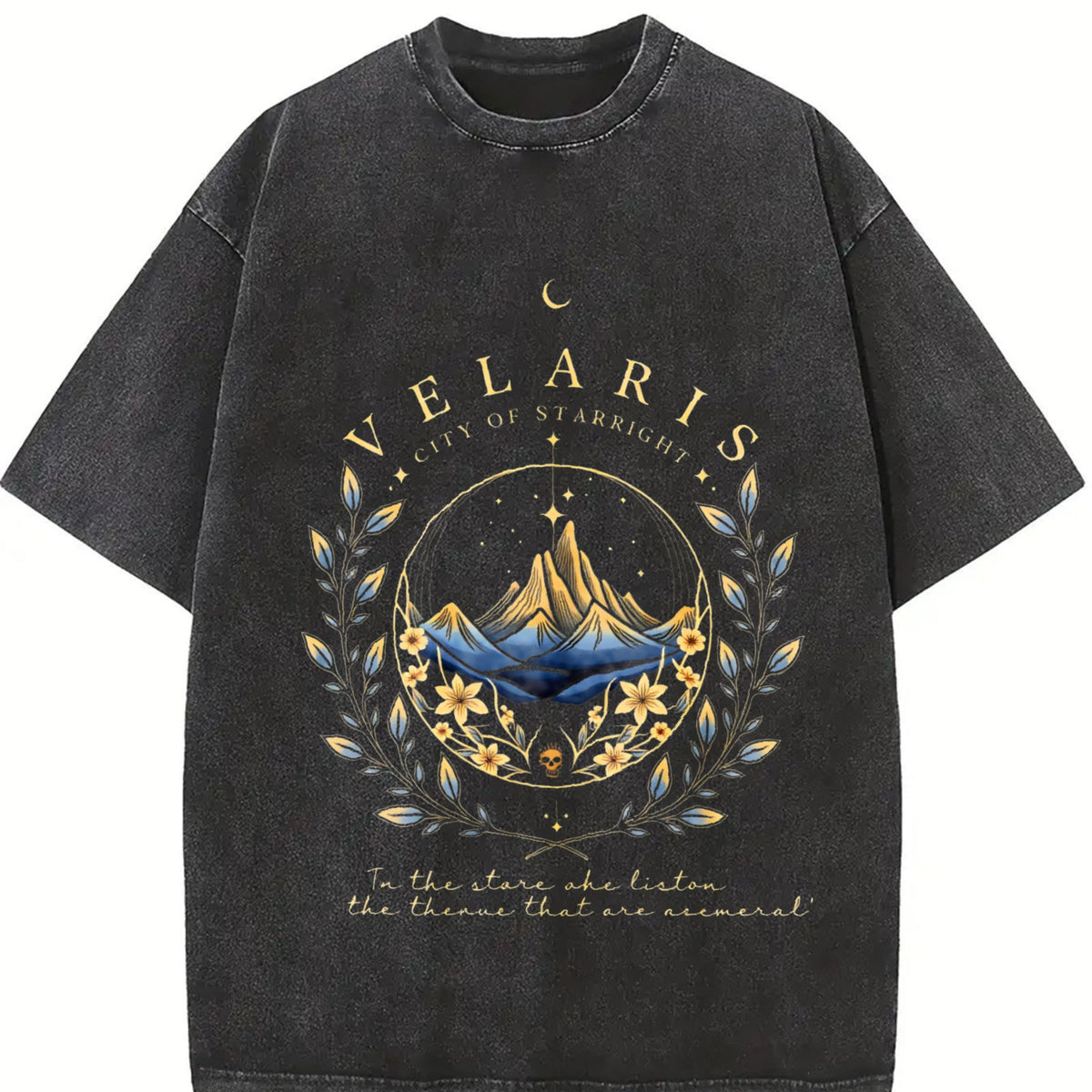 Velaris ACOTAR Vintage Washed T-Shirt product image 2