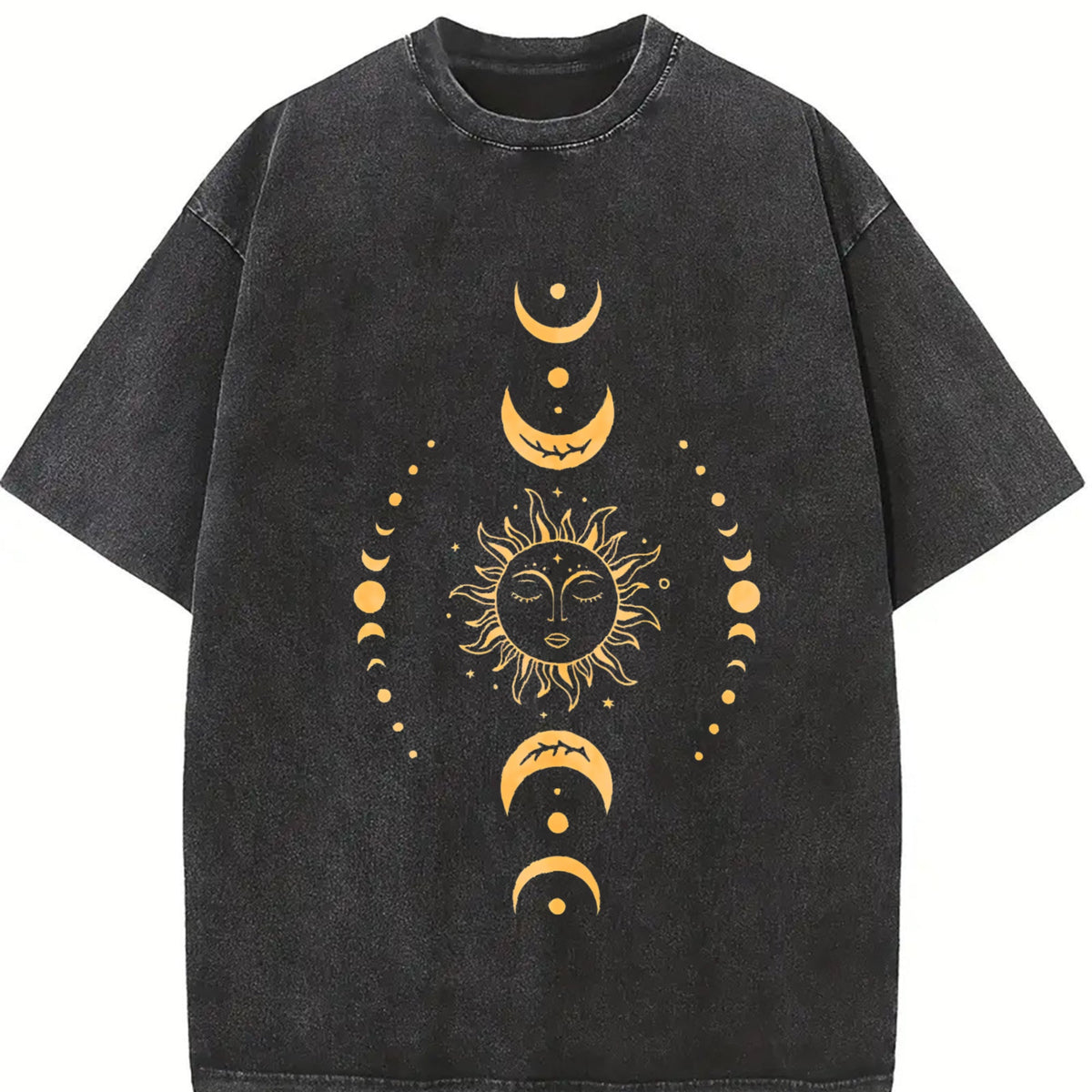 Moon And Sun Vintage Washed T-Shirt product image 2