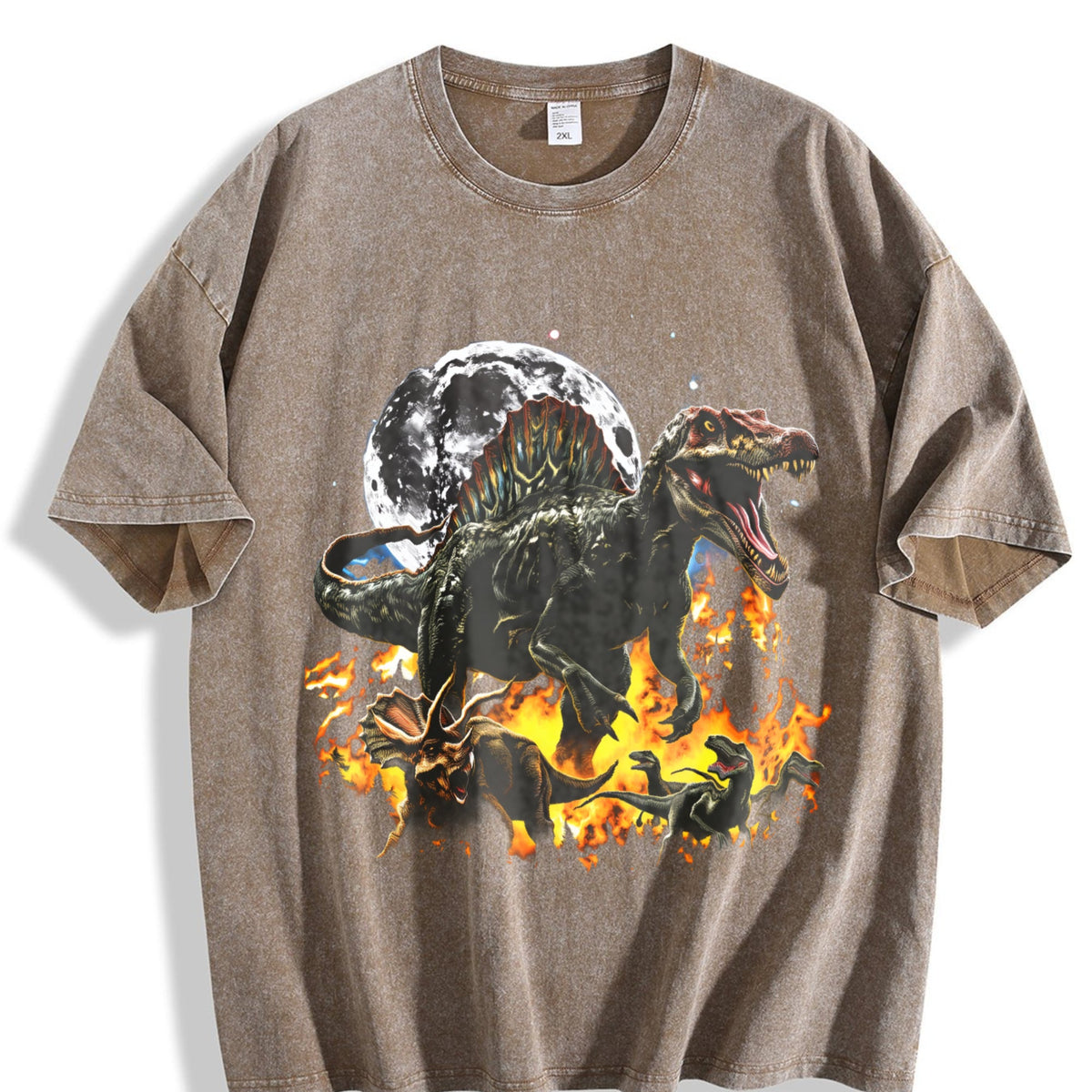 Dinosaur 90s Vintage Washed T-Shirt product image 3