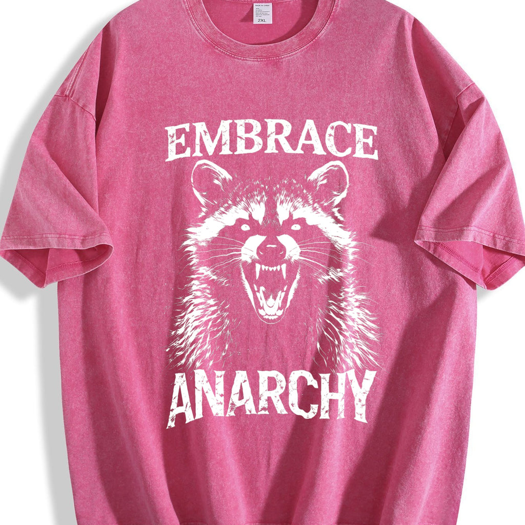 Embrace Anarchy Raccoon Vintage Washed T-Shirt product image 7