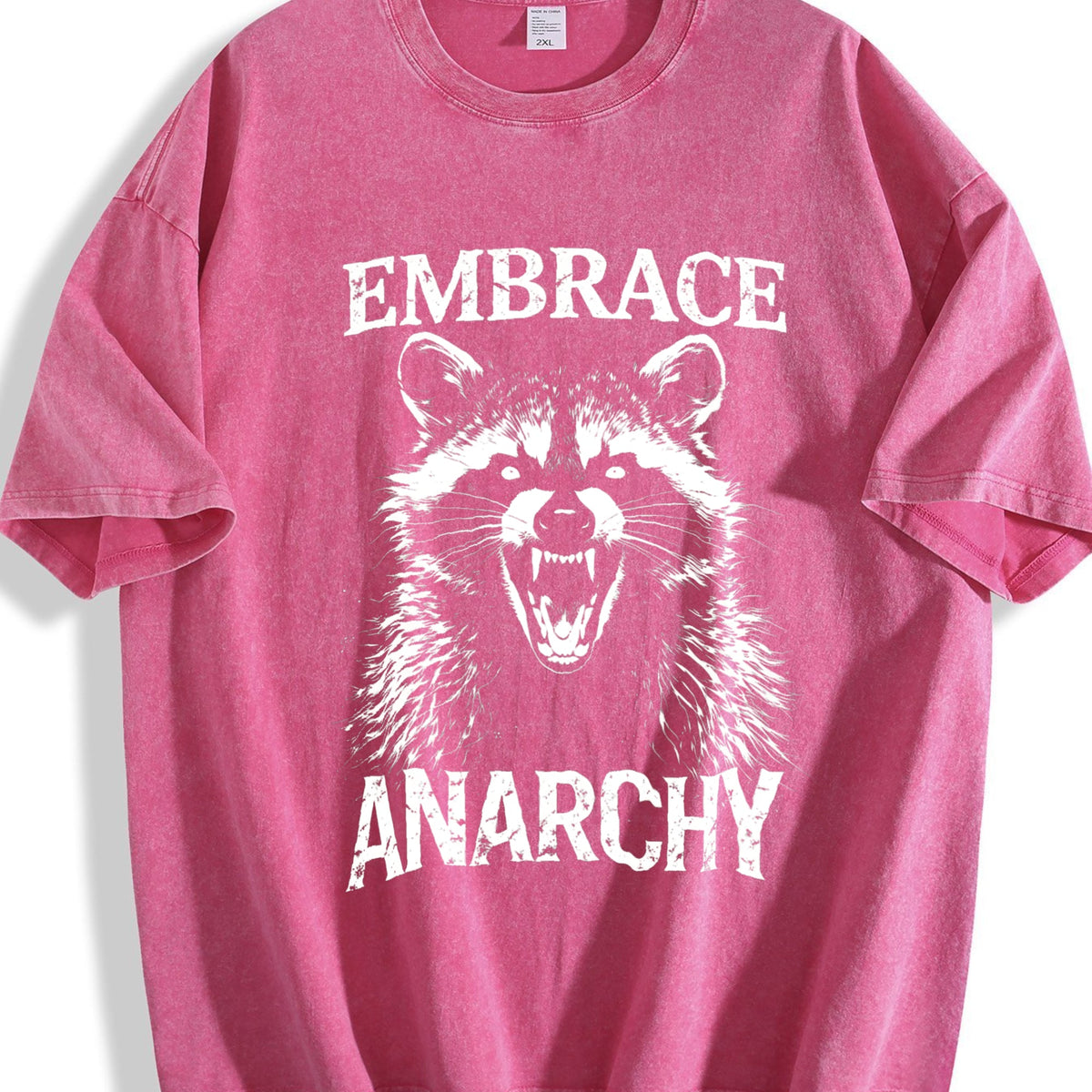 Embrace Anarchy Raccoon Vintage Washed T-Shirt product image 7