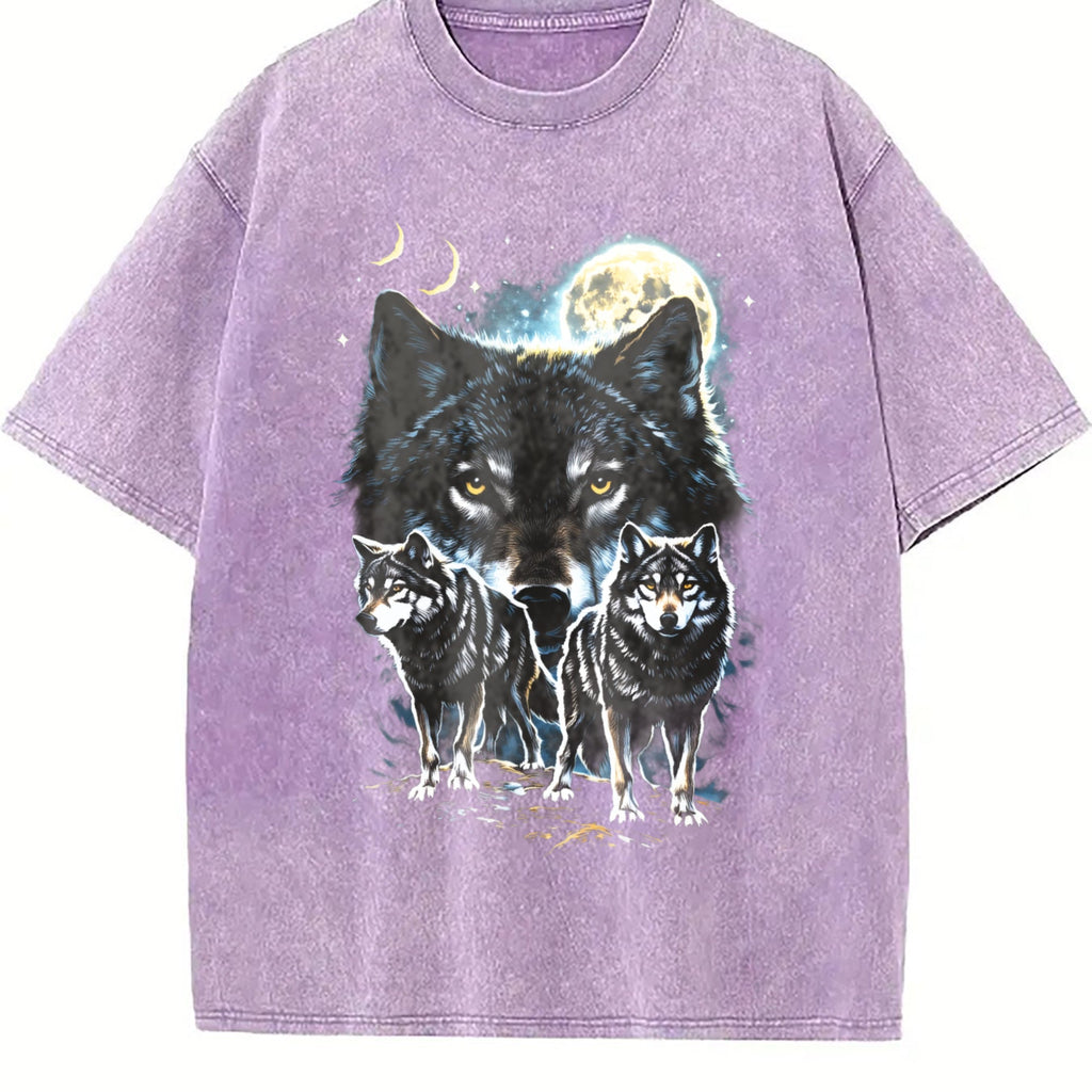Wolf Spirit Classic 90s Vintage Washed T-Shirt product image 6