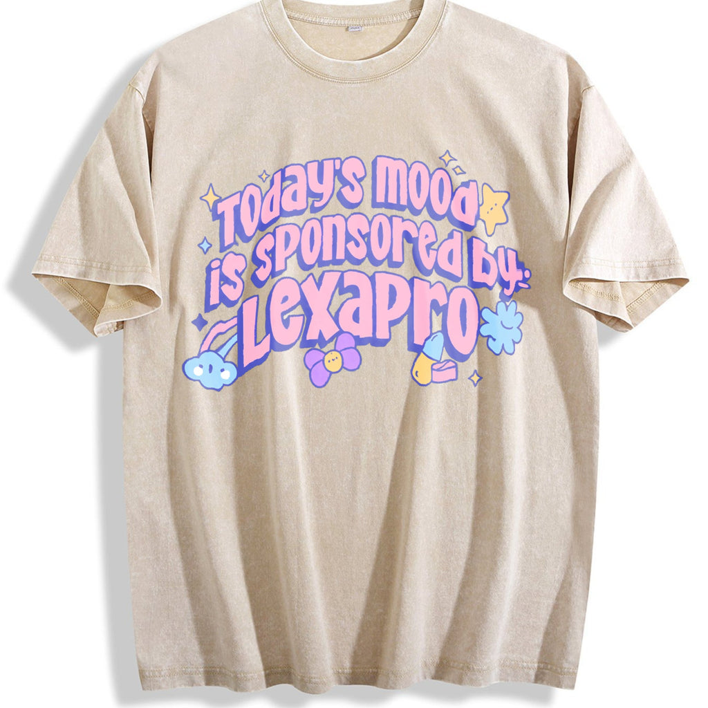 Today's Mood Is Sponsored By Lexapro Vintage Washed T-Shirt product image 1