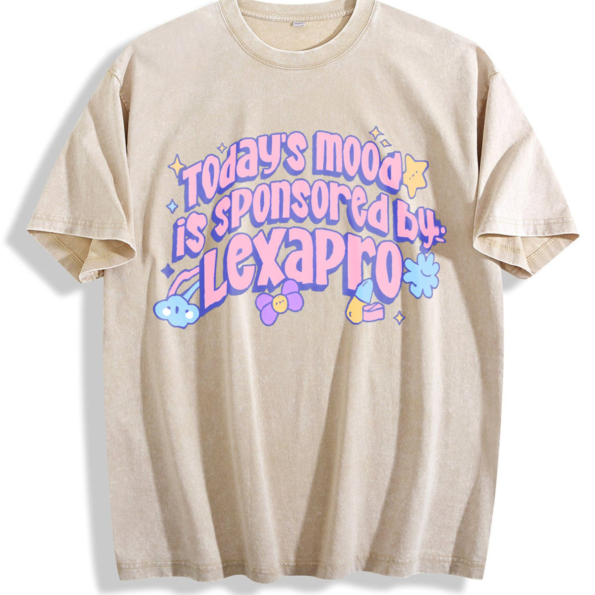 Today's Mood Is Sponsored By Lexapro Vintage Washed T-Shirt product image 1