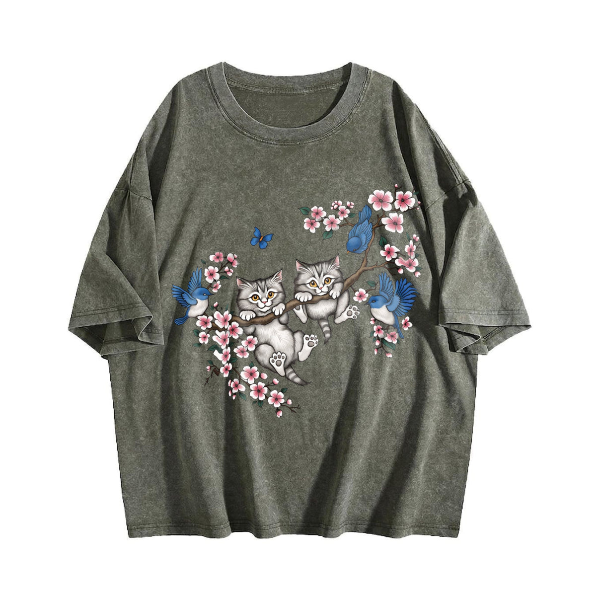 Kitten Vintage Washed T-Shirt product image 4