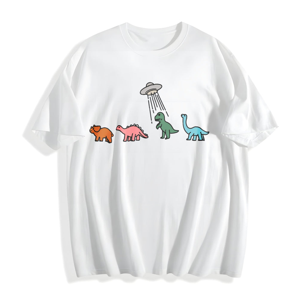 UFO Dinosaur Cotton T-Shirt product image 2