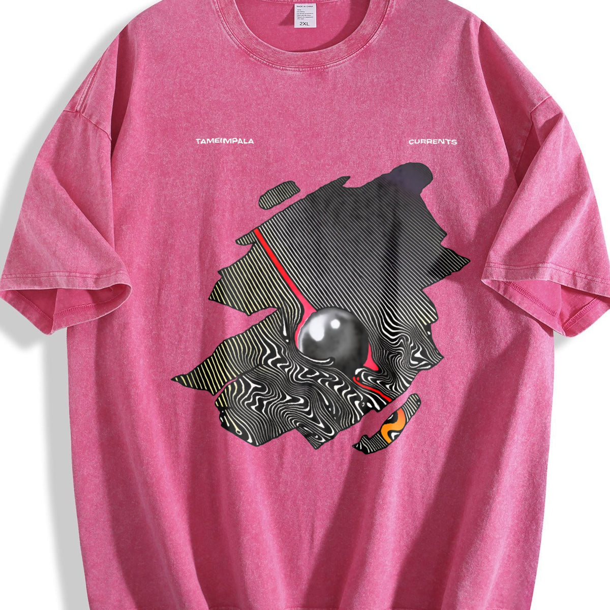 Psychedelic Visual Effects Sphere Vintage Washed T-Shirt product image 5