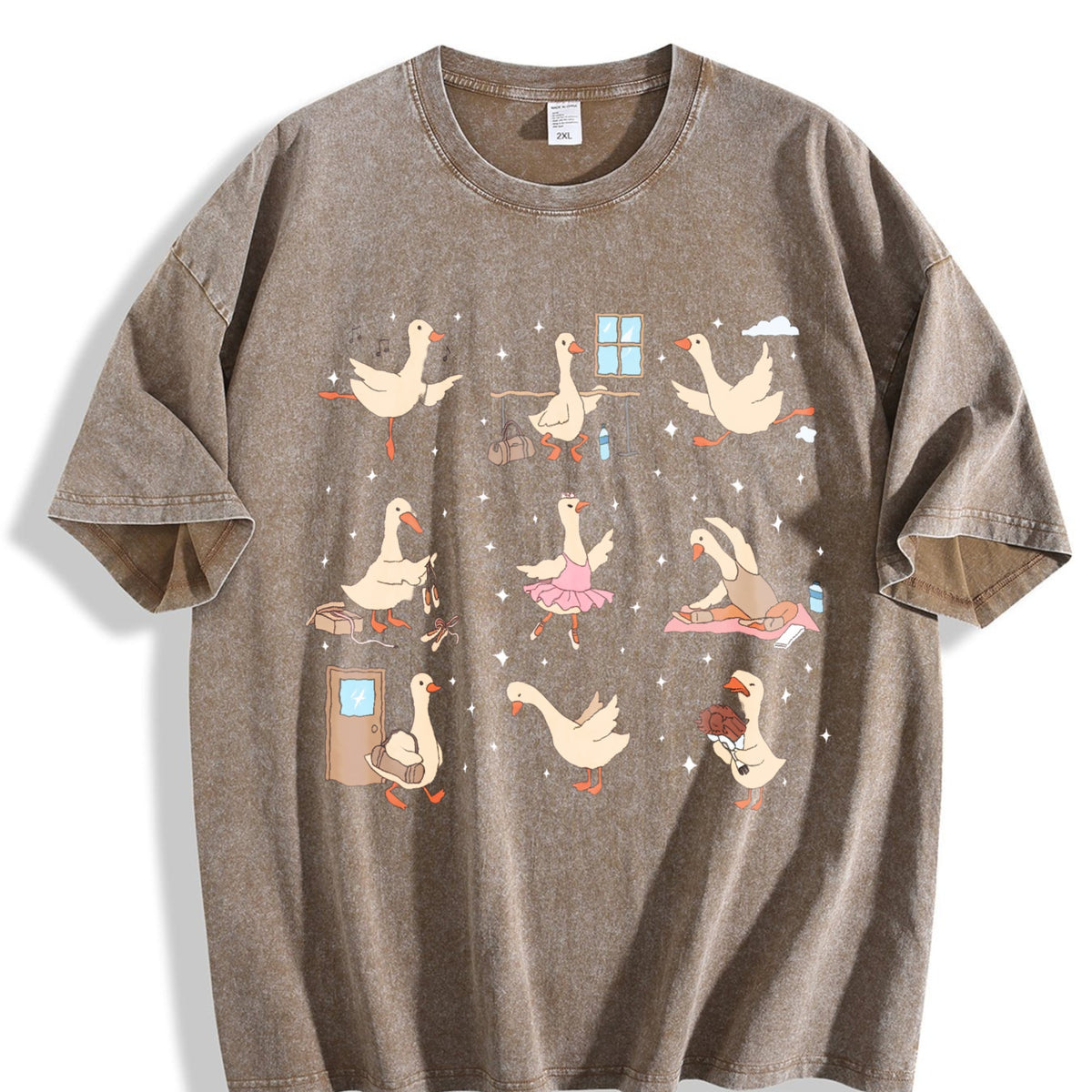 Silly Goose Ballet Vintage Washed T-Shirt product image 3
