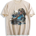 T Rex Moon Vintage Washed T-Shirt product image 1