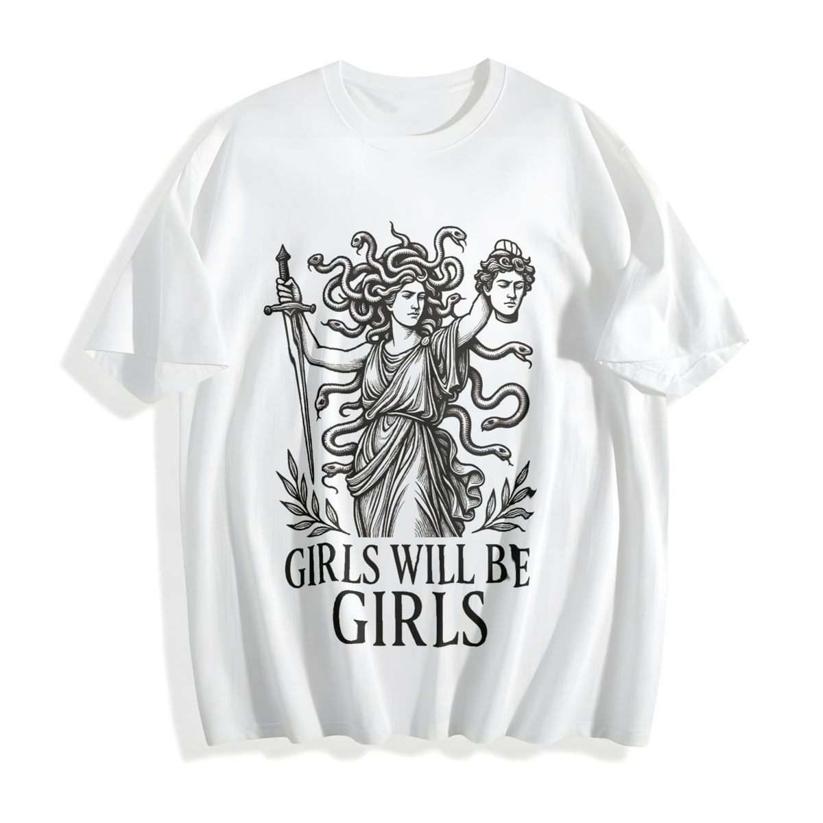 Girls Will Be Medusa For Batik Super Pre-shrunk Cotton product image 2
