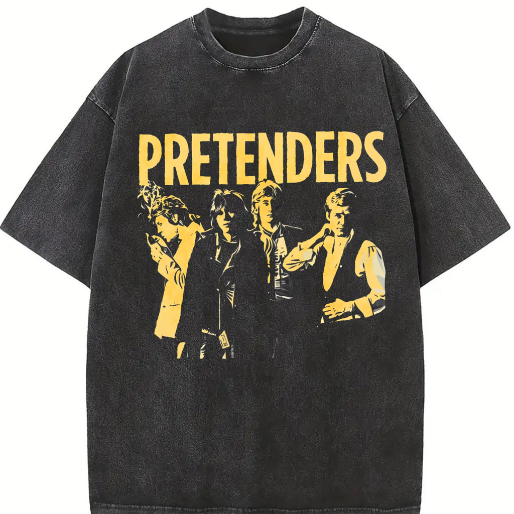 Pretenders Band Vintage Washed T-Shirt product image 2