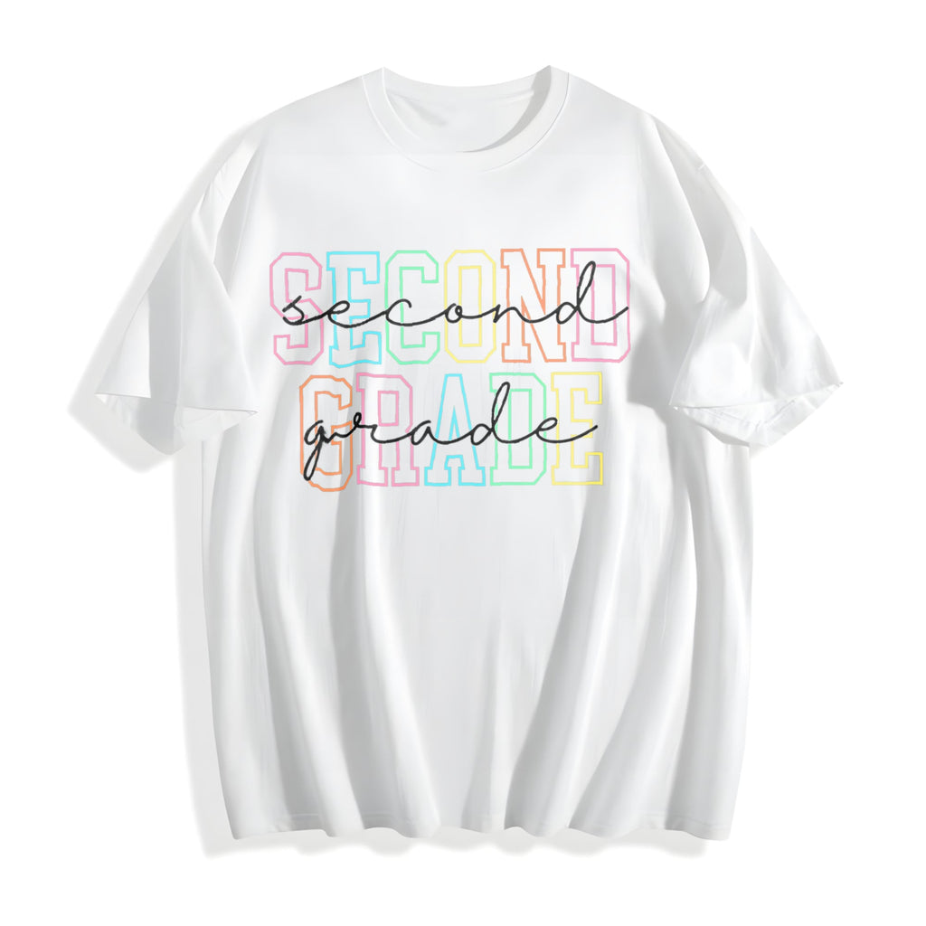 Second Grade Teacher Cotton T-Shirt product image 2
