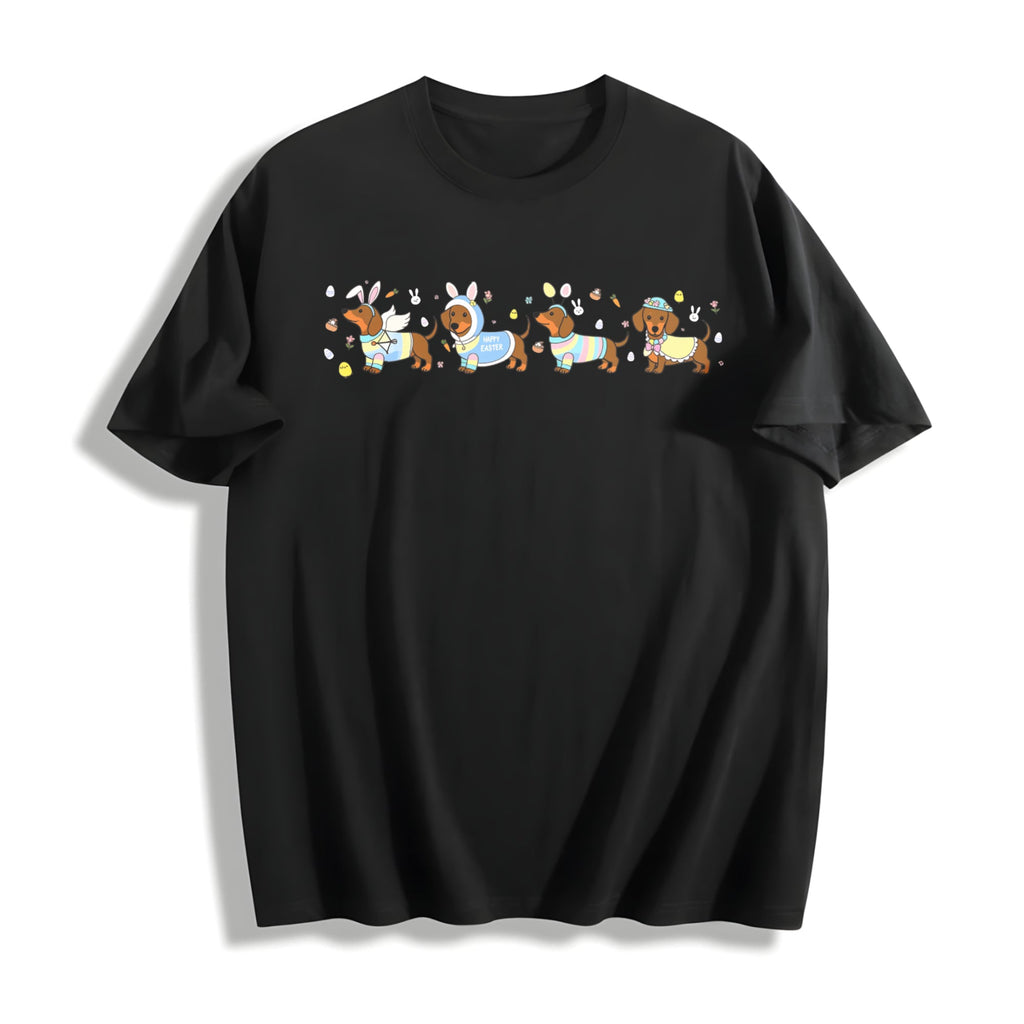 Easter Dog Dachshund Happy Spring Cute Sausage Cotton product image 1
