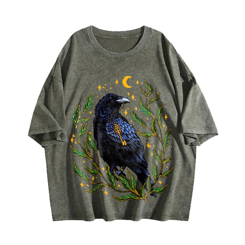 Winter A Crow Phase Vintage Washed T-Shirt product image 4