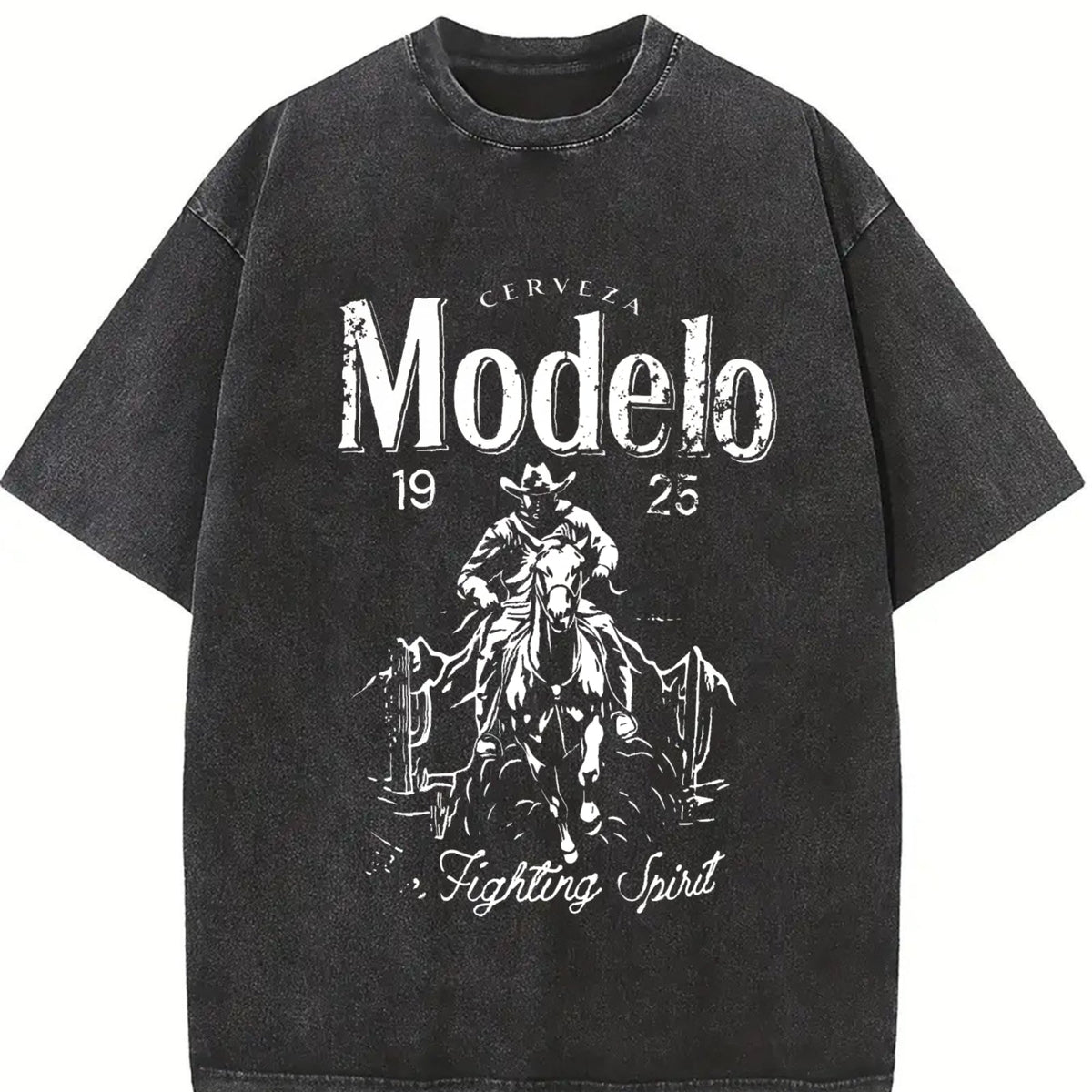 Modelo Fighting Spirit Vintage Washed T-Shirt product image 2