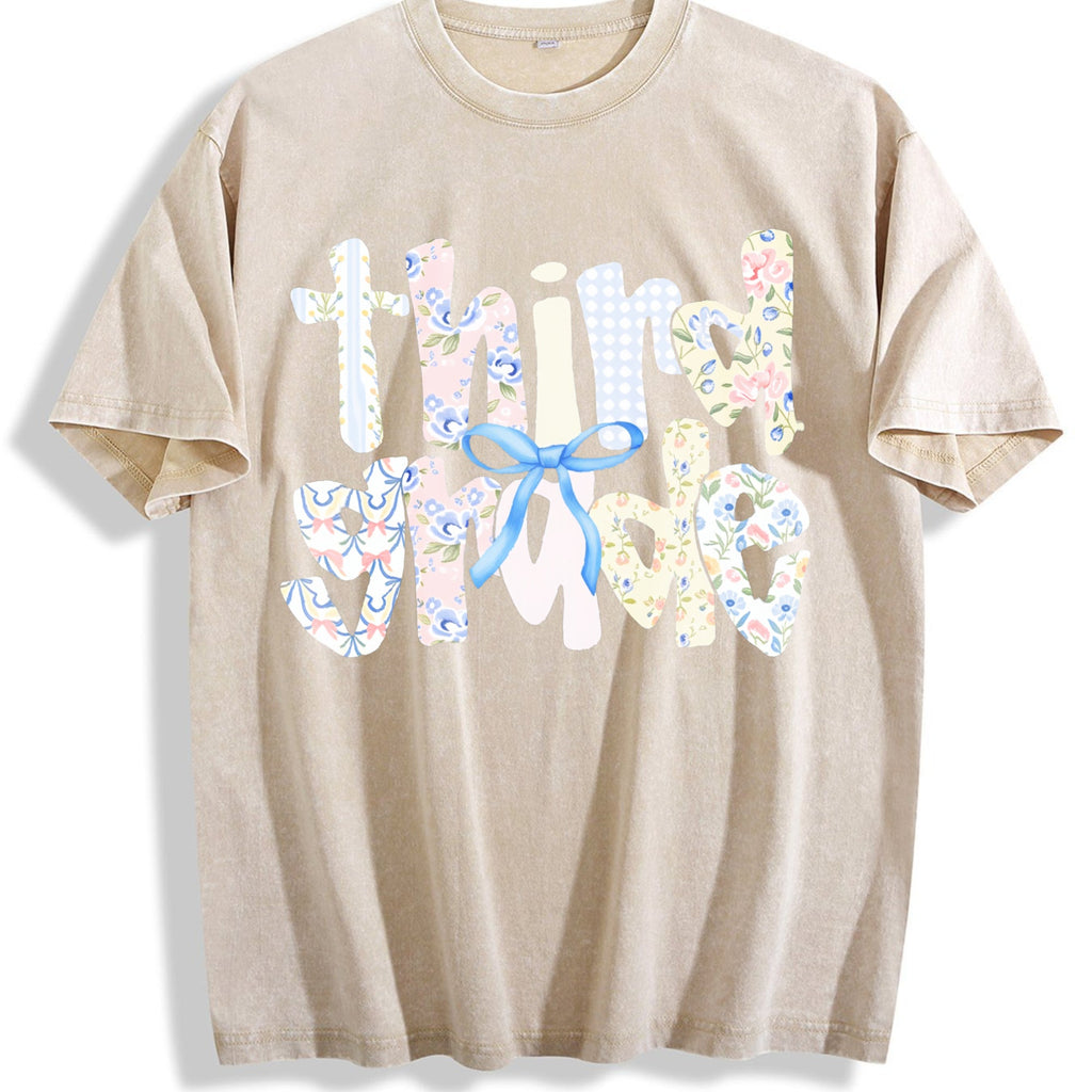 Third Grade Teacher Vintage Washed T-Shirt product image 1