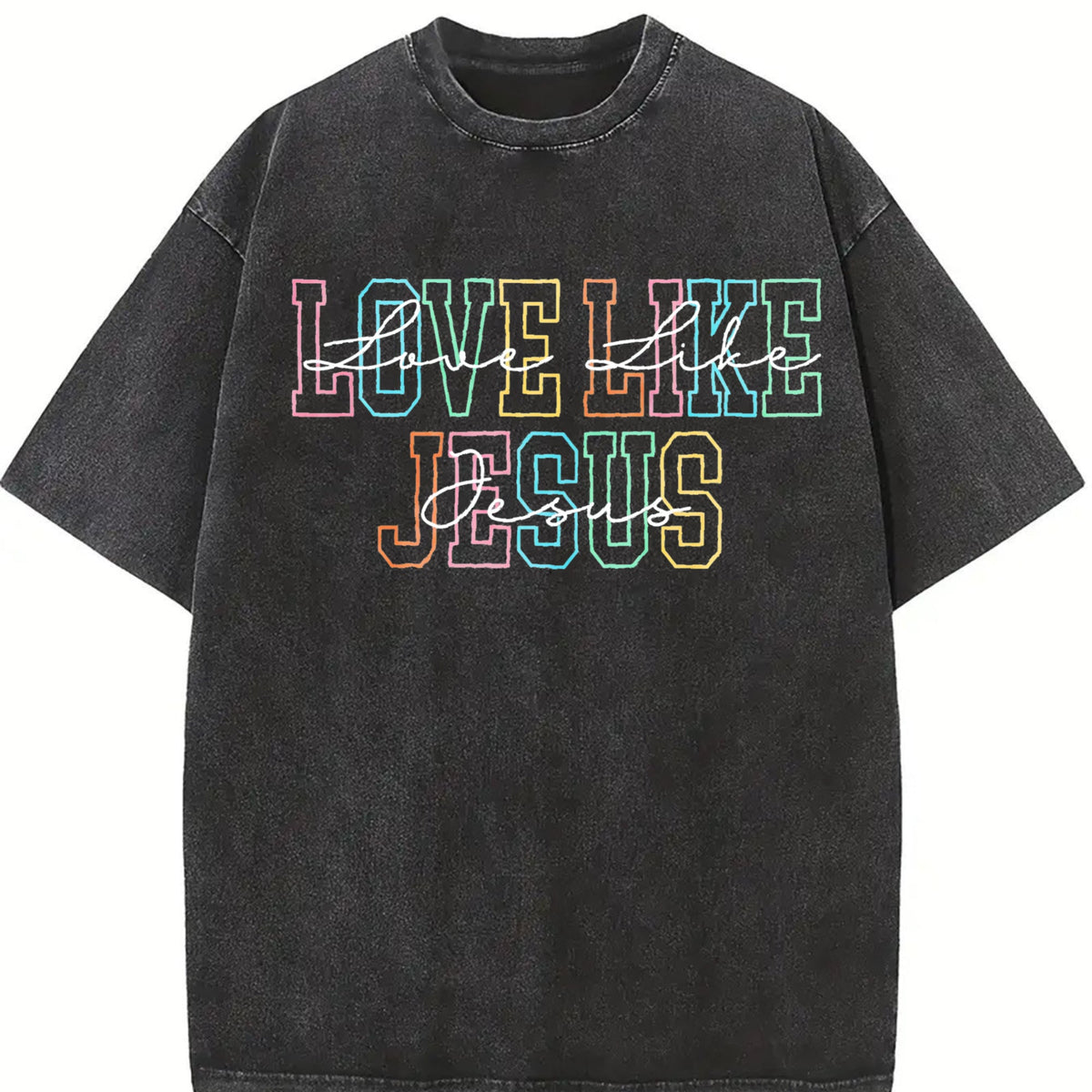 Love Like Jesus Vintage Washed T-Shirt product image 2