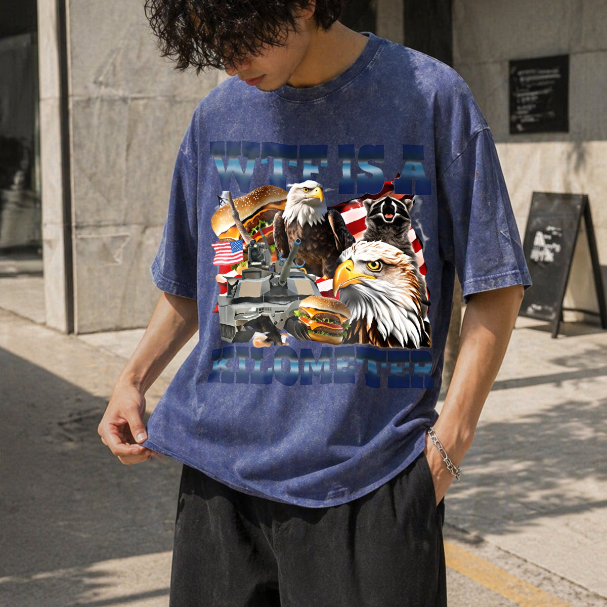 WTF Is A Killometer Vintage Washed T-Shirt product image 8
