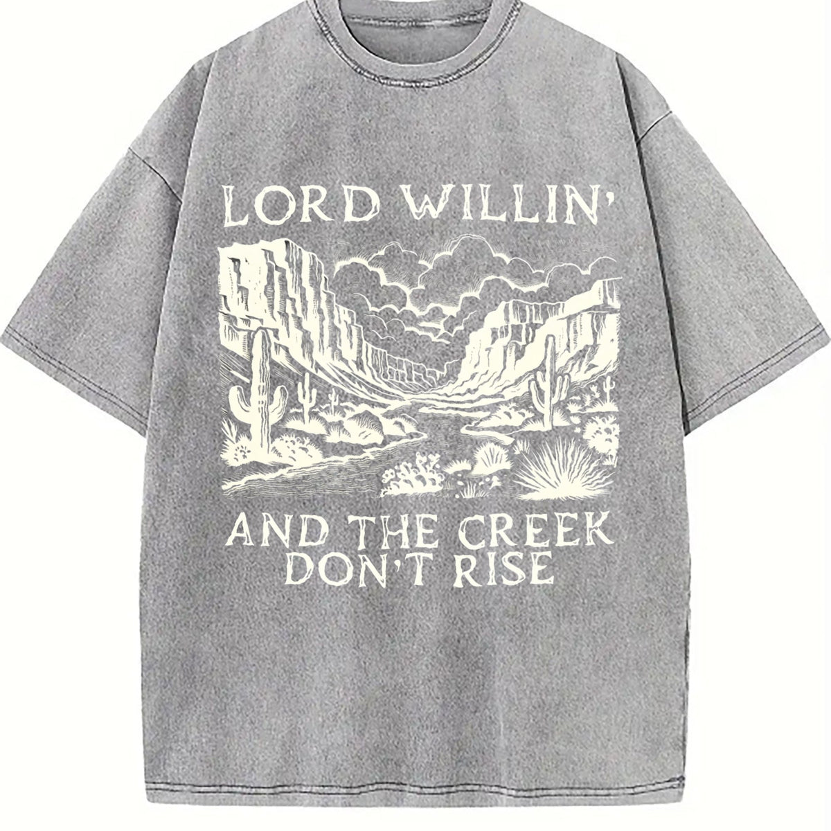 Desert Scenery Vintage Washed T-Shirt product image 4