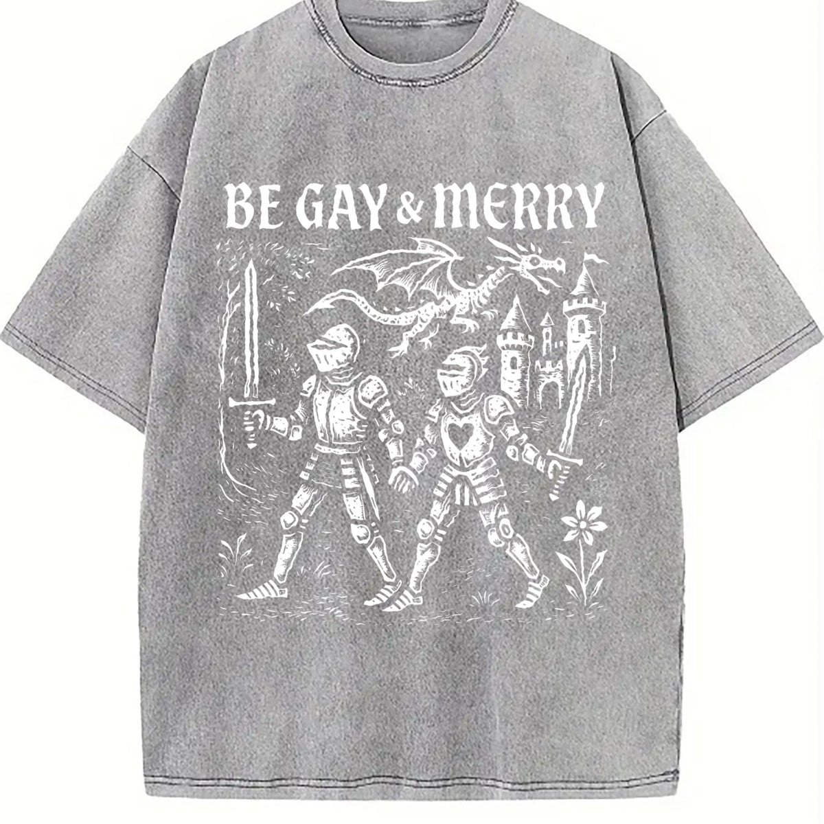 Be Gay & Merry Medieval Vintage Washed T-Shirt product image 5