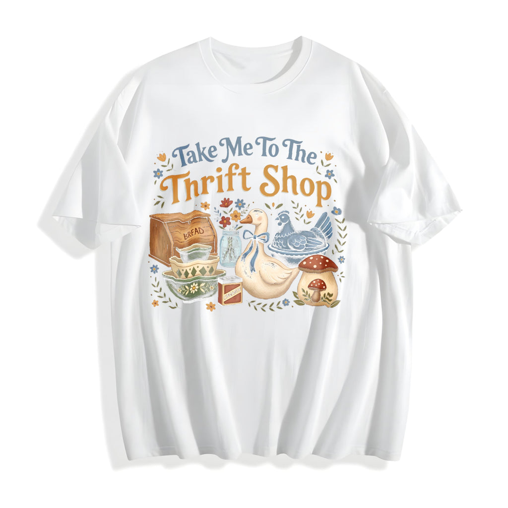 Take Me To The Thrift Shop Cotton T-Shirt product image 2