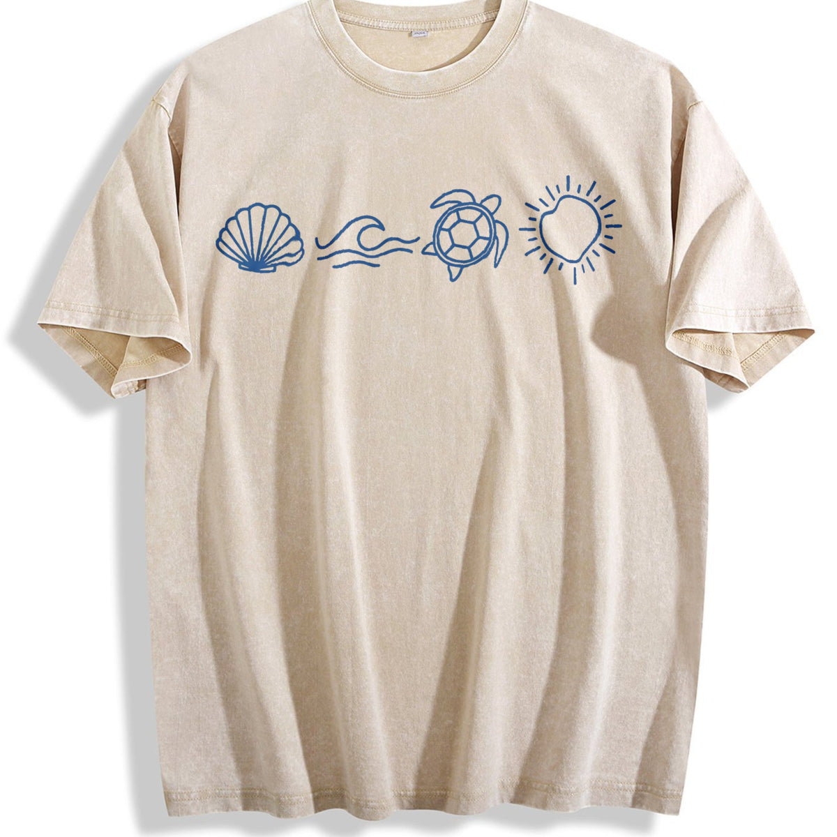 Ocean Icons Vintage Washed T-Shirt product image 1
