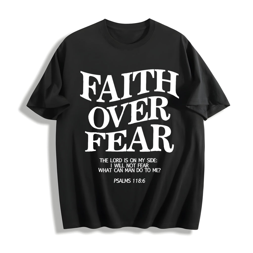 Faith Over Fear Inspirational Bible Verse Psalm 27:1 product image 1