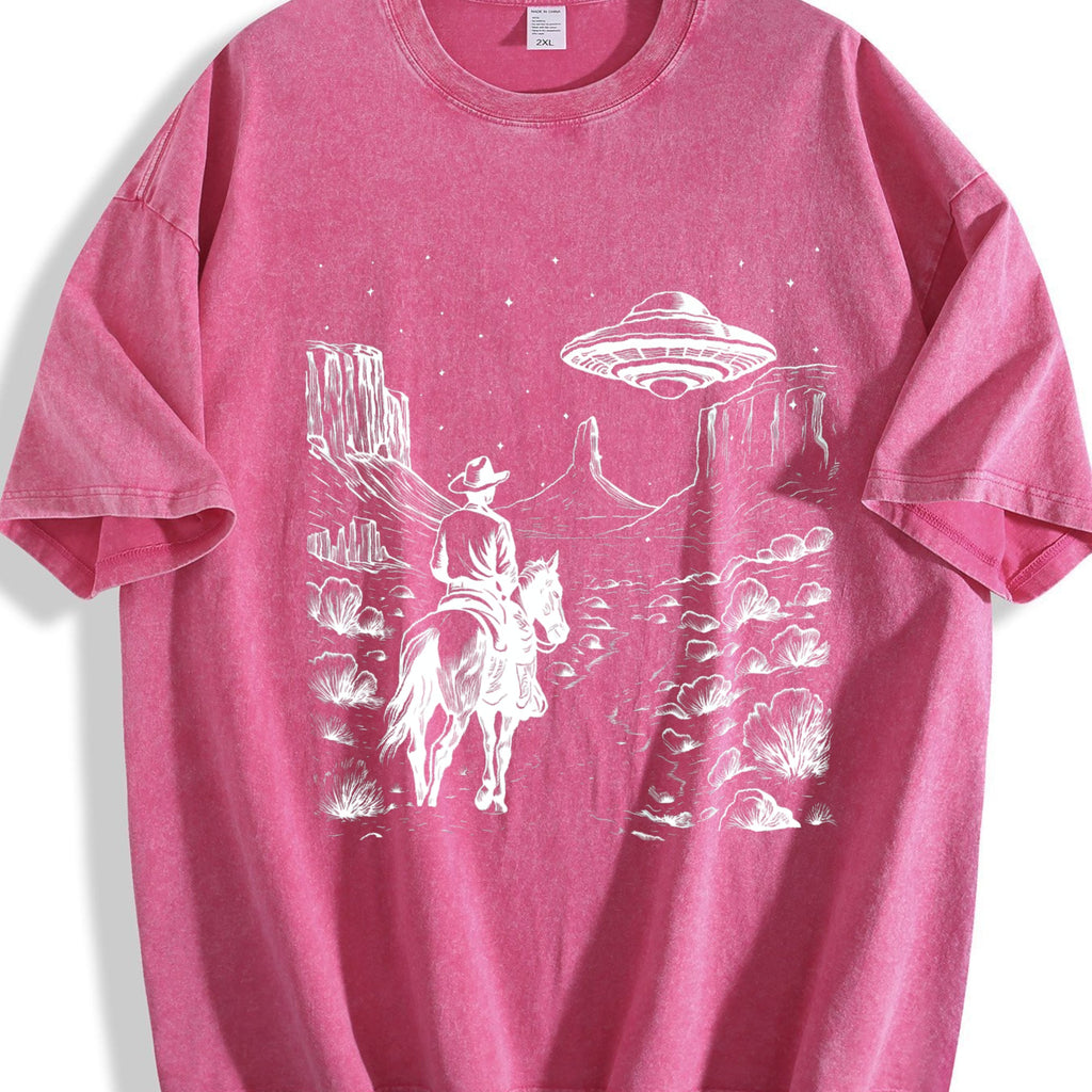 Cowboy Western 90s Vintage Washed T-Shirt product image 7
