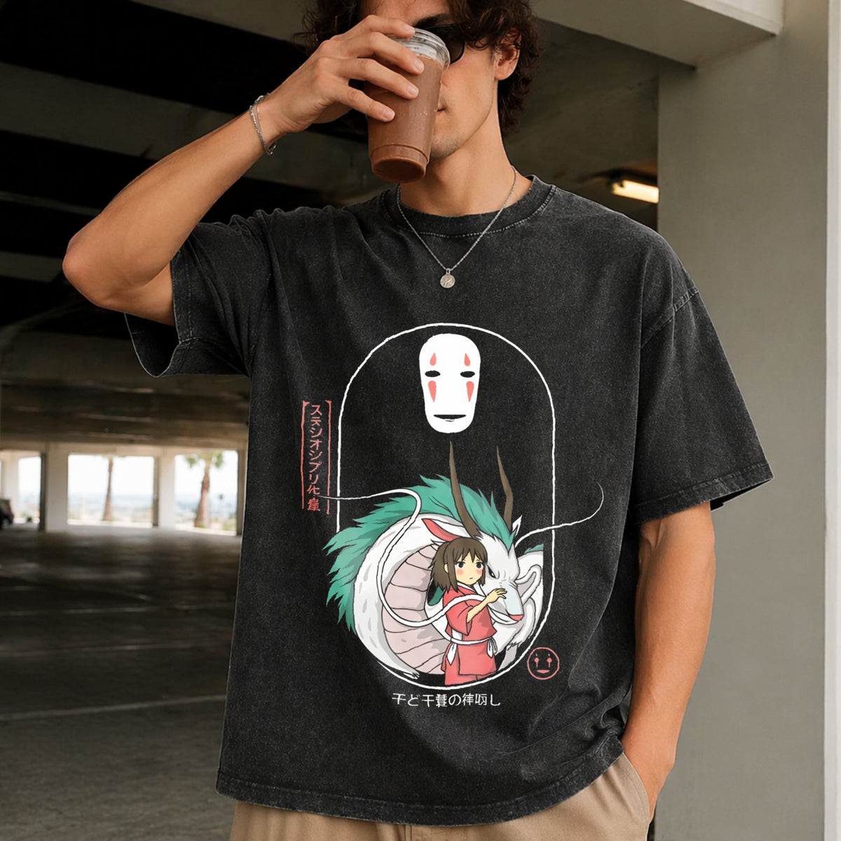 Spirited Away Vintage Washed T-Shirt product image 2