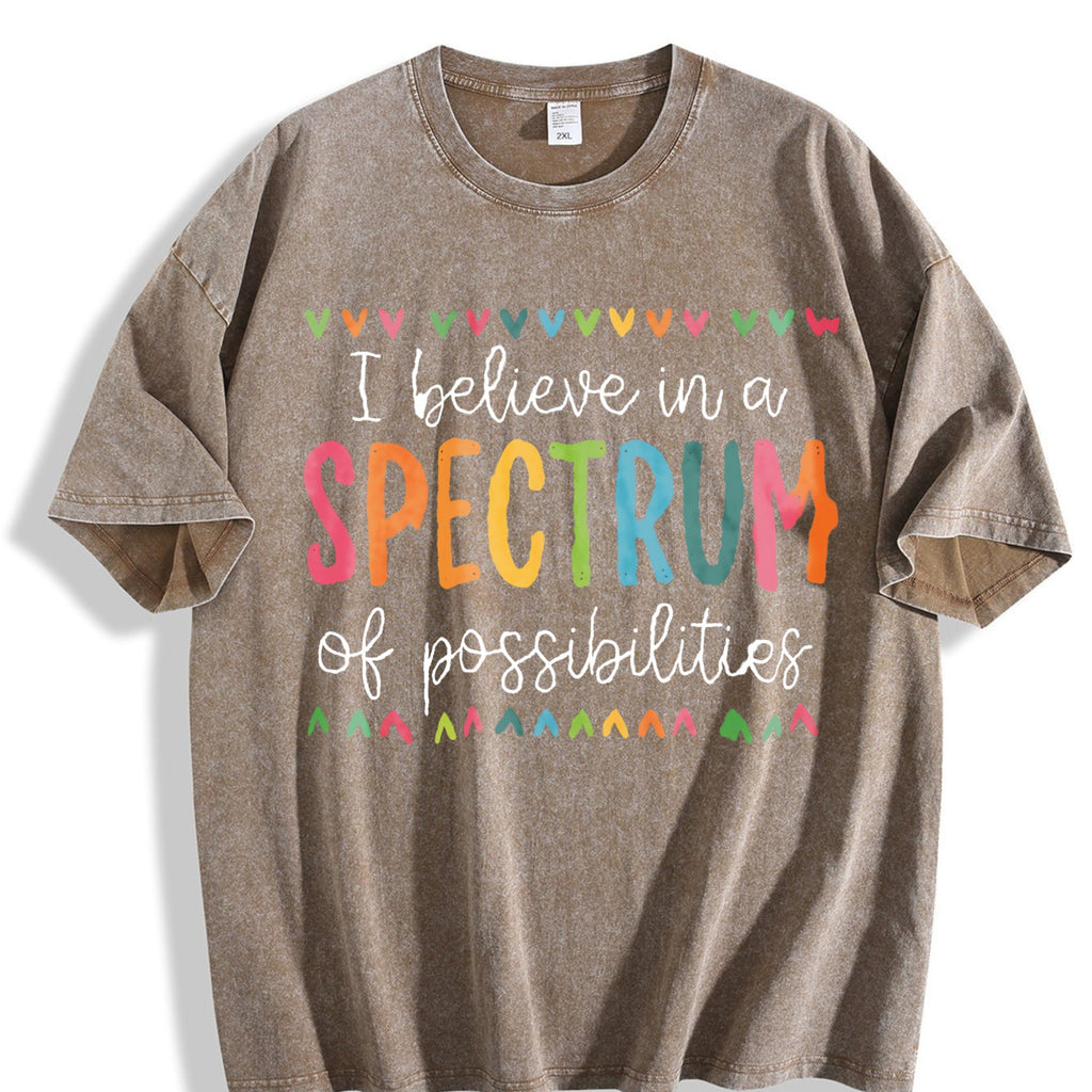 I Believe In A Spectrum Of Possibilities Vintage Washed product image 3