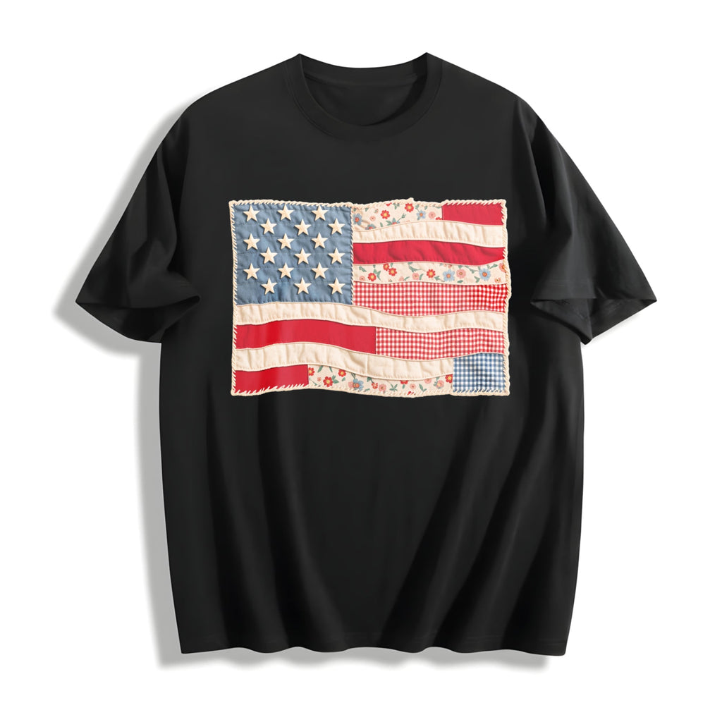 American Flag Cotton T-Shirt product image 1