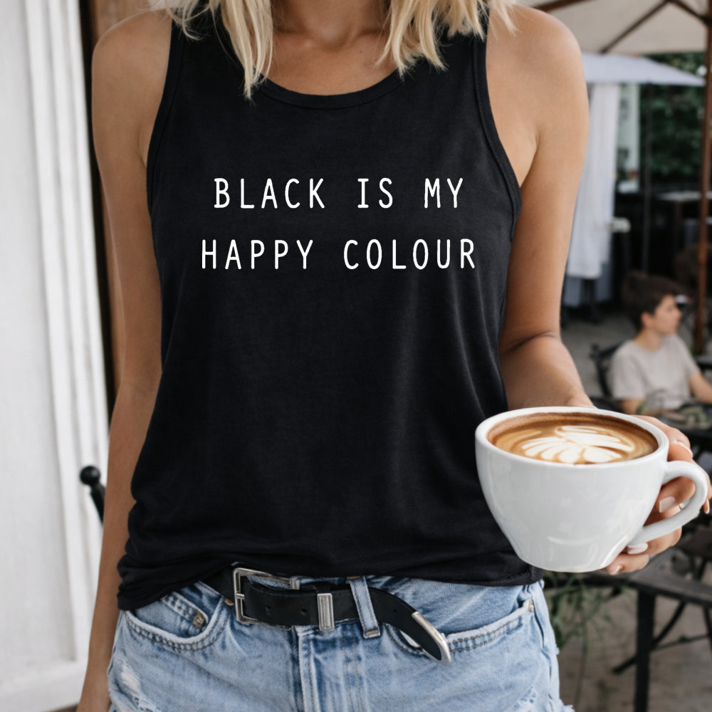 Black Is My Happy Colour Women's Tank Top