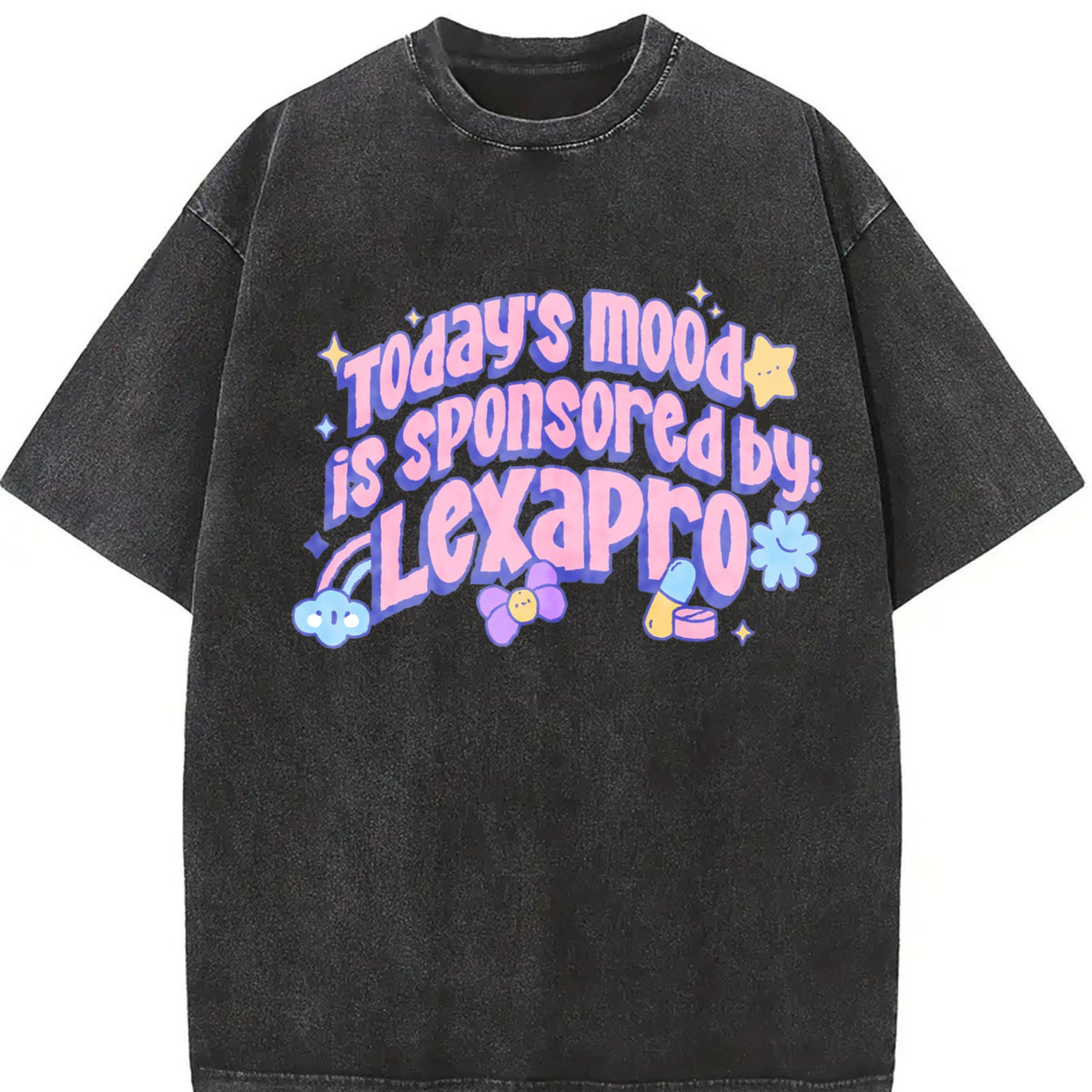 Today's Mood Is Sponsored By Lexapro Vintage Washed T-Shirt product image 2