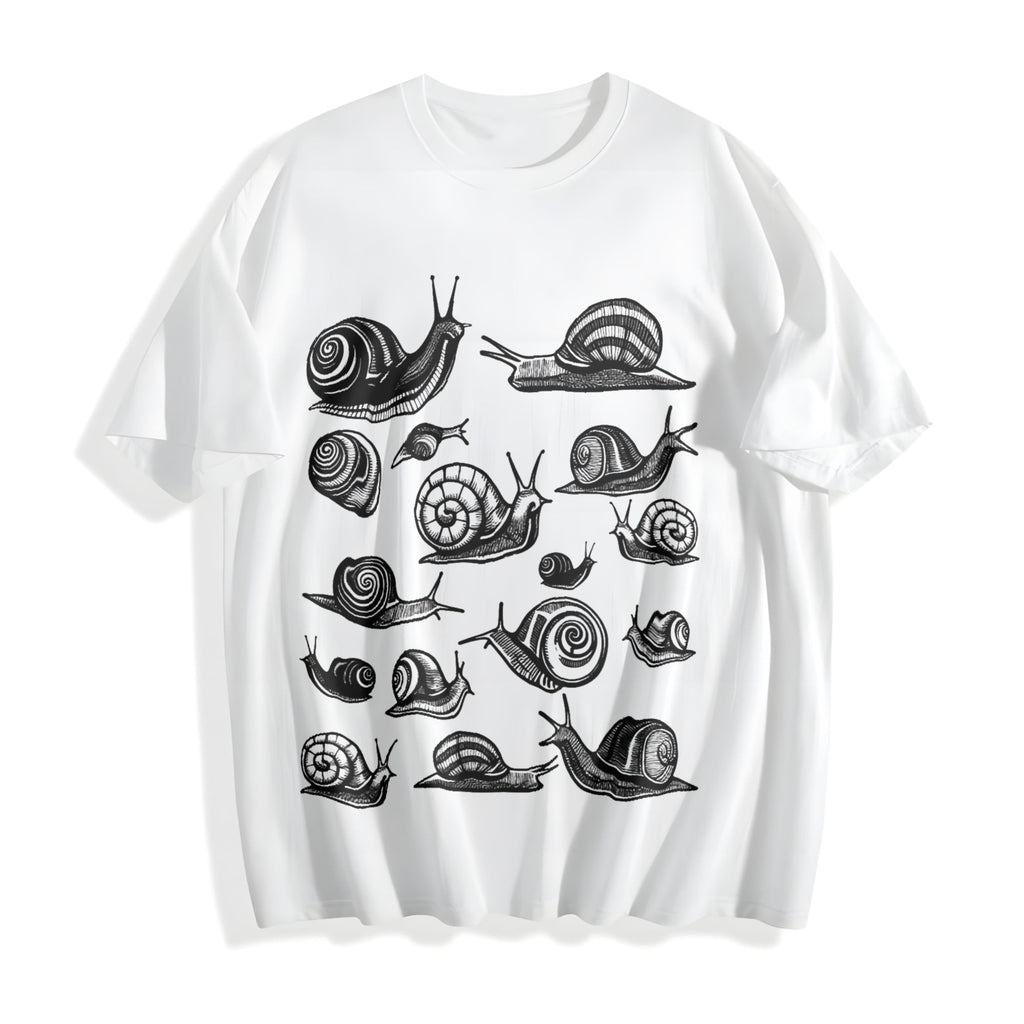 Snails - Snail - Lover - Funny - Cotton T-Shirt product image 2