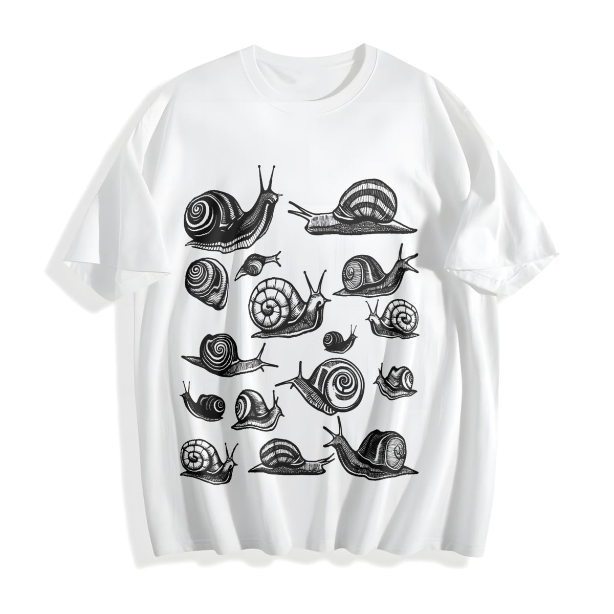 Snails - Snail - Lover - Funny - Cotton T-Shirt product image 2