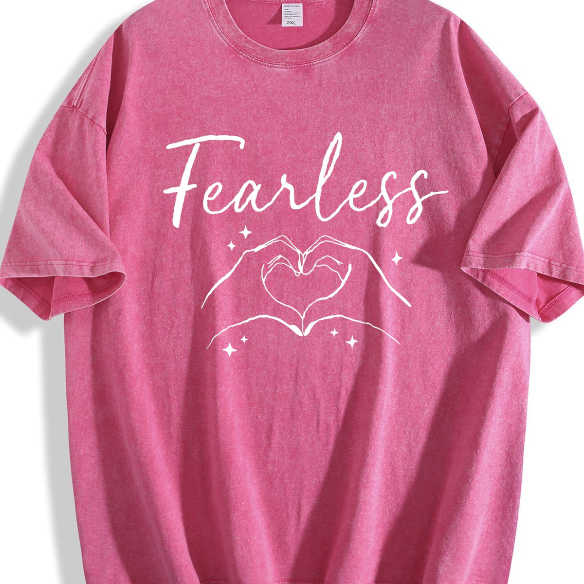 Fearless Hands Sign - With Gesture Vintage Washed T-Shirt product image 7
