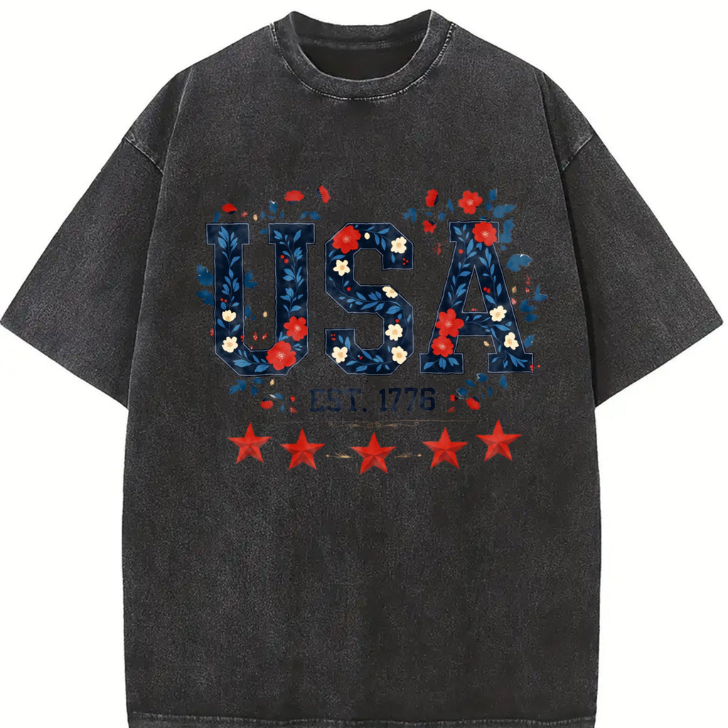 Patriotic USA 1776 - Red With Stars & Stripes Vintage product image 2