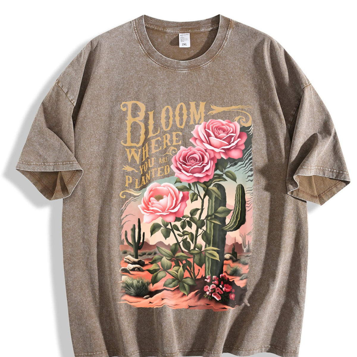 Es Trus Funny Hiphop Desert Cactus Flower Letter Floral product image 3
