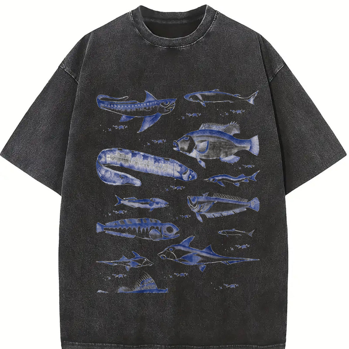 Fish Tattoo Vintage Washed T-Shirt product image 2
